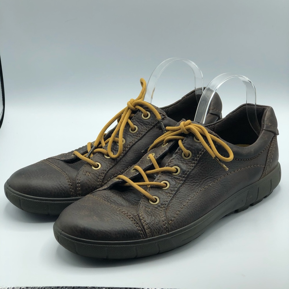 Ecco men’s brown leather shoes size 46